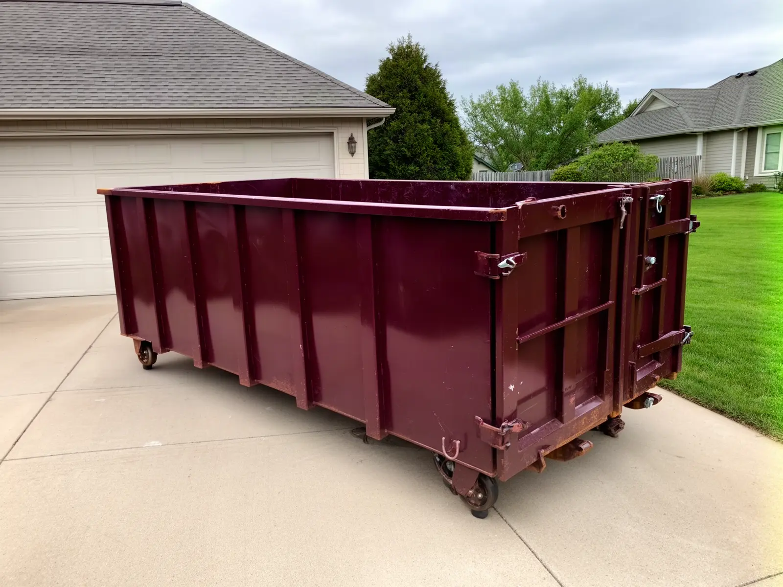 Roll-off dumpster from Novaris Dumpster Rentals in Bowling Green, KY